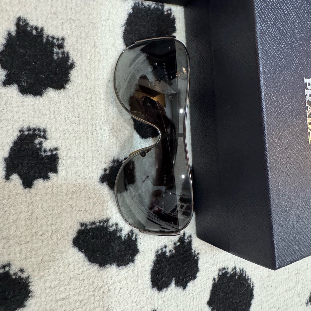 Prada Black Gradient Shield Sunglasses - image 2